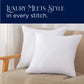 Southern Textiles Throw Pillow Inserts, Premium 100% Cotton Sateen, 12",18",20",22",24",26",28"& 30"-2pks