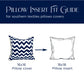 Southern Textiles Throw Pillow Inserts, Premium 100% Cotton Sateen, 12",18",20",22",24",26",28"& 30"-2pks