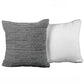 Decorative Throw Pillow Black and White Textured Stuffed Modern Pillows Interior Design-2pk