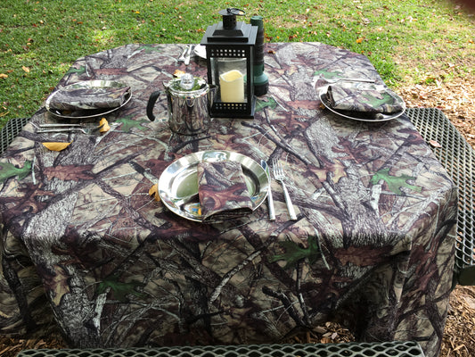 TrueTimber® Picnic Table Camo Table Cloth Set with Napkins