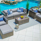 Sunbrella Fabric Luxe Indigo Geometric #45690 54"wide Per Yard Outdoor/Indoor 100% Sunbrella® Acrylic