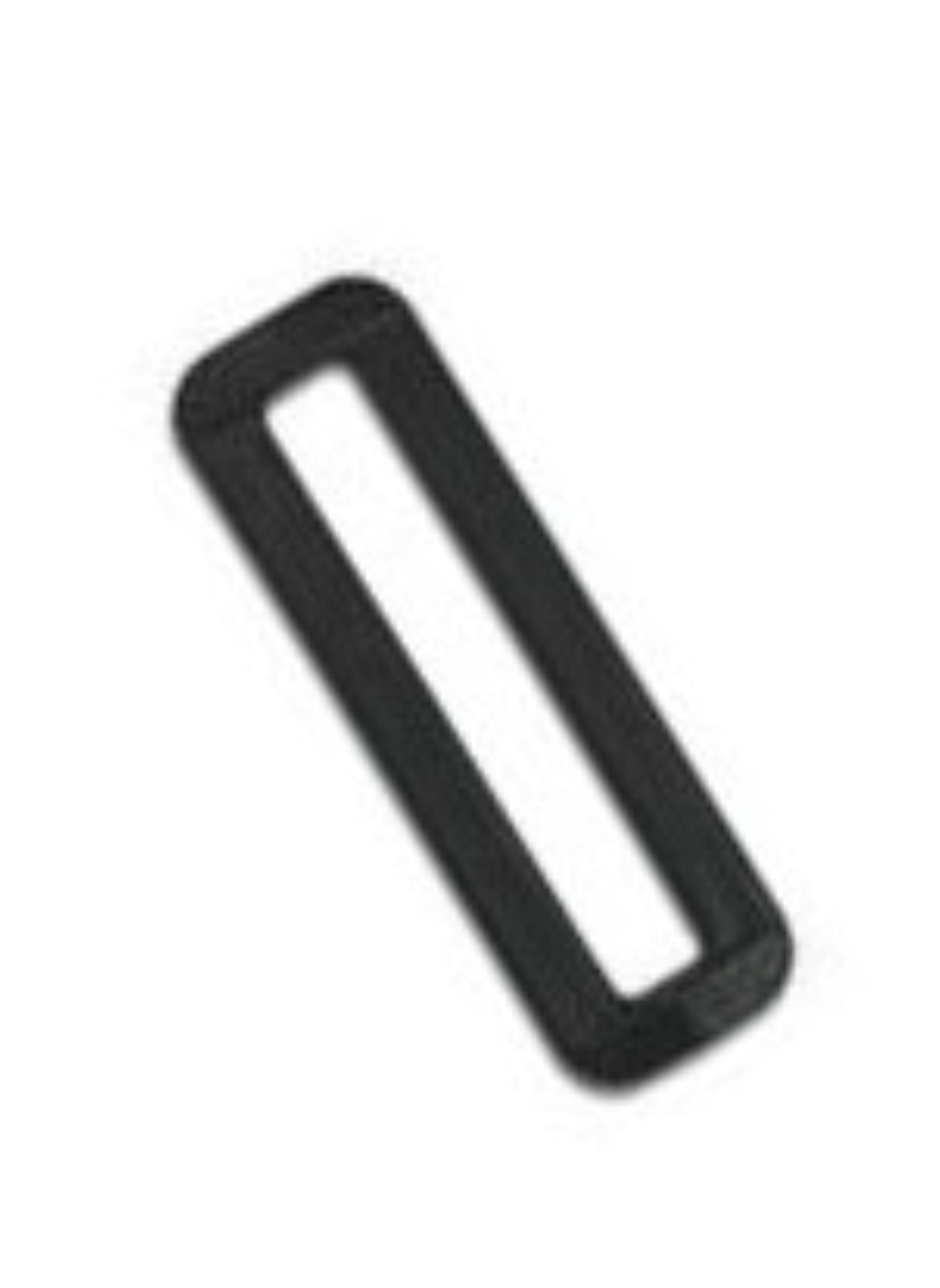 1" Heavy Duty Rectangle Plastic Loop Lock Ring Bar - Durable Webbing Slide Loop for Bags, Straps, and Various Packs