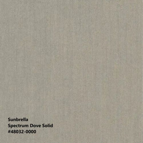 Sunbrella Fabric Spectrum Dove Solid #48032 54"wide Per Yard Outdoor/Indoor 100% Sunbrella® Acrylic