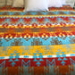 Beacon Blankets Southwestern Wigwam Native American Design Premium Thick Plush Cotton Blend Blanket/Throw