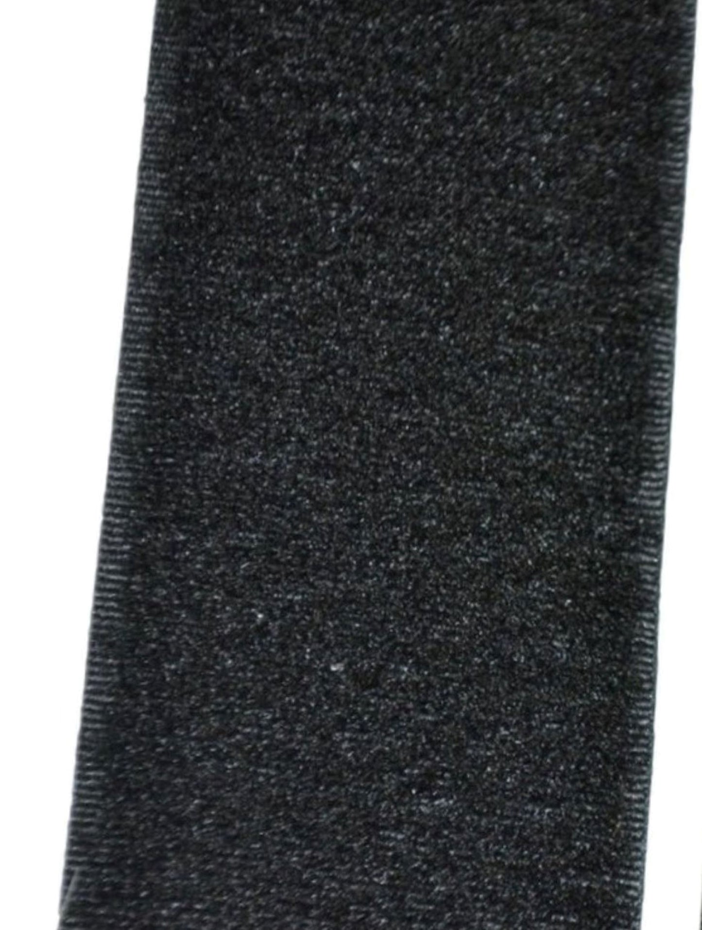Sew On Hook and Loop For Fabric 2 Inch Wide Black, 25 Yards