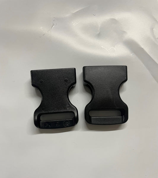 1in/25mm Quick Slide Release Plastic Buckle (Female Side Only) Black Clip Dual Adjustable Buckles Craft Webbing Buckles Repairing 250pk-big sale!