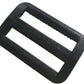 1.5”/38mm Black Plastic Tri-glides Slides Teeth Adjustable Strapping for Webbing, Replacement Parts for Backpacks