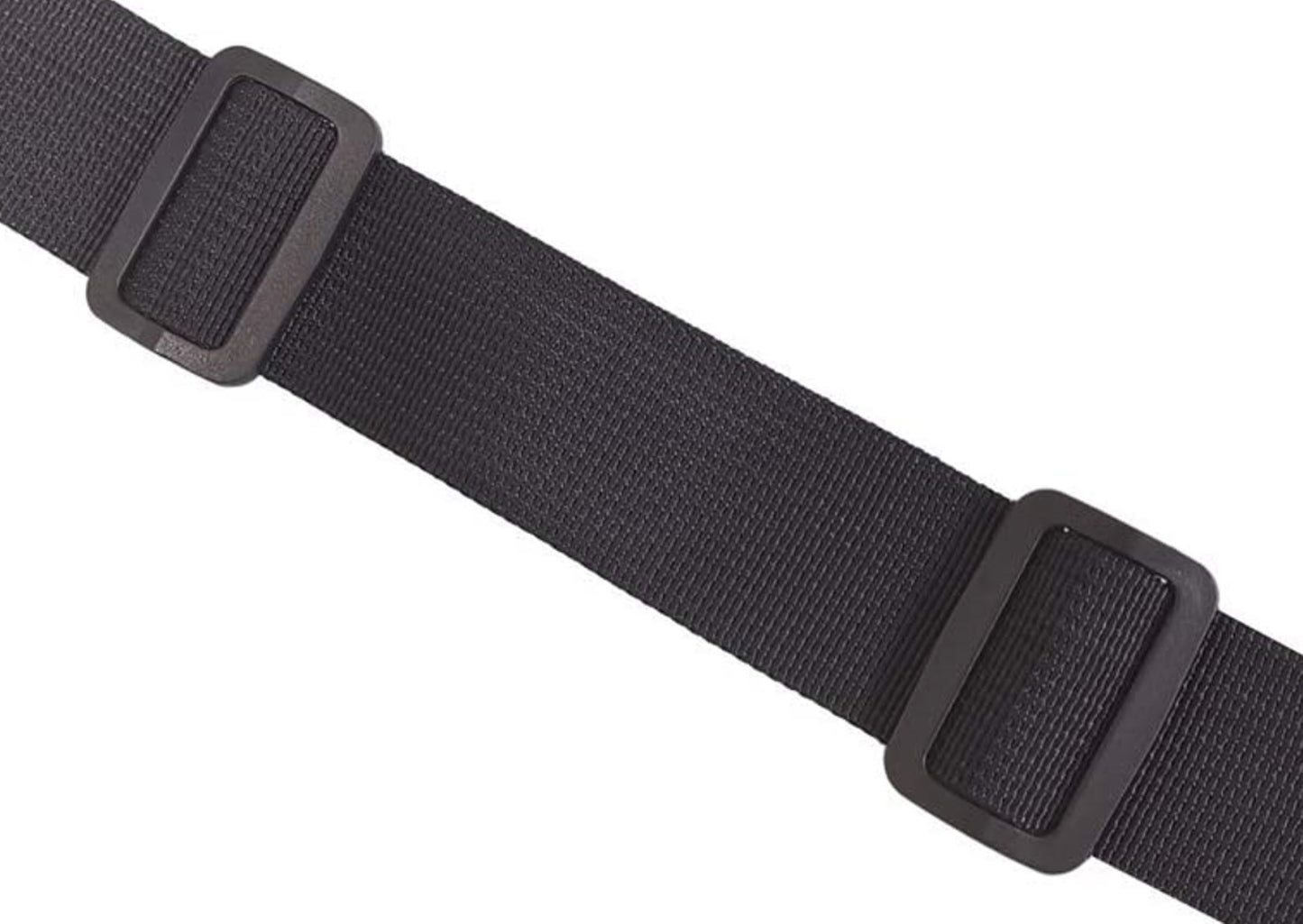 1.5 in/8mm Black Plastic Tri-Glide Slides Smooth Strapping for Belts, Bags & Buckles
